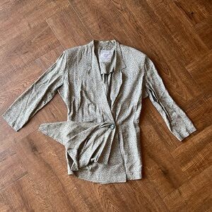 Yohji Yamamoto Printed Jacket Black/White Sz M